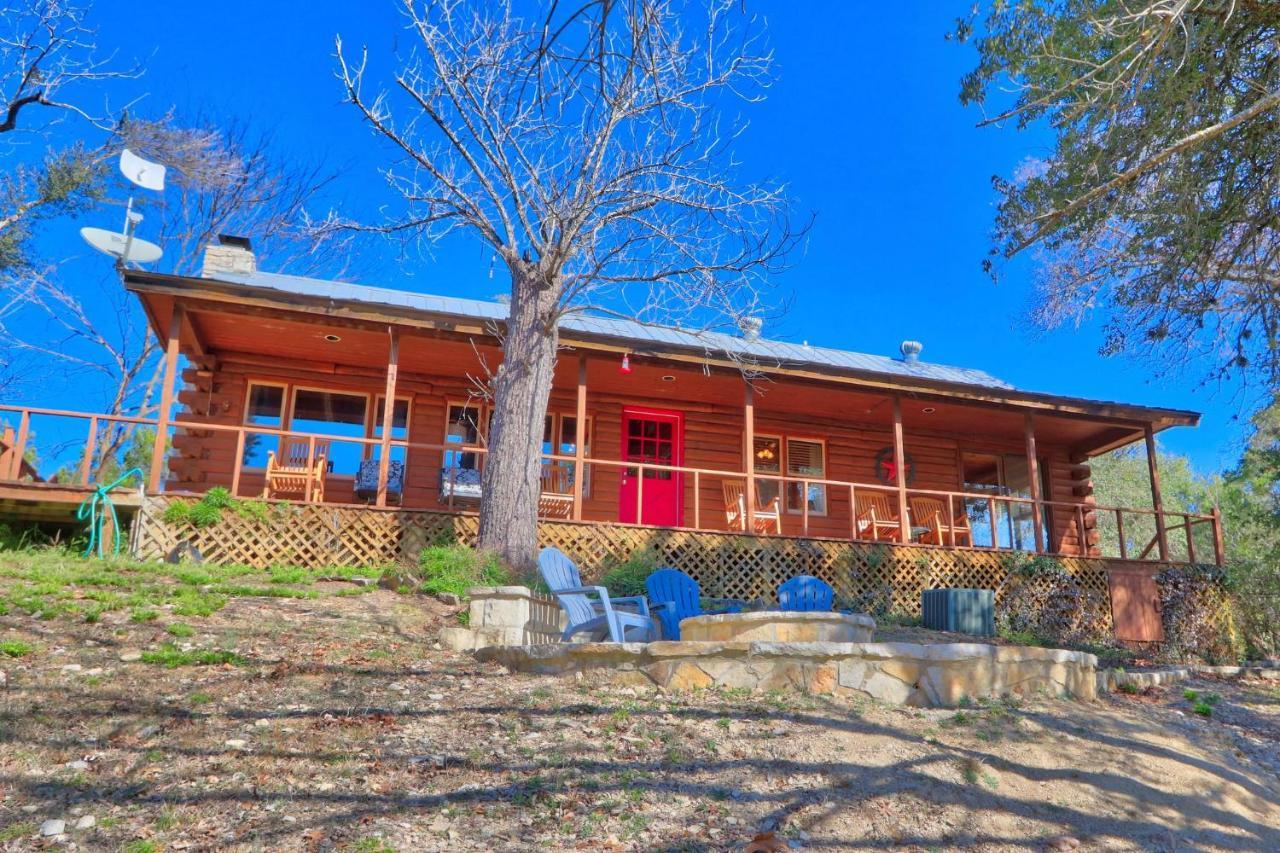 Clearwater Log Home Wimberley Exteriör bild