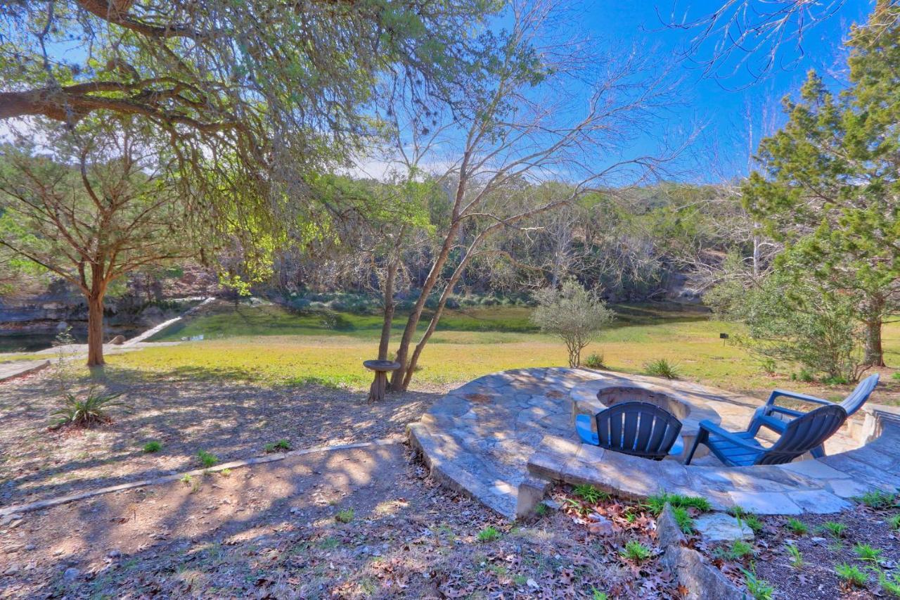 Clearwater Log Home Wimberley Exteriör bild